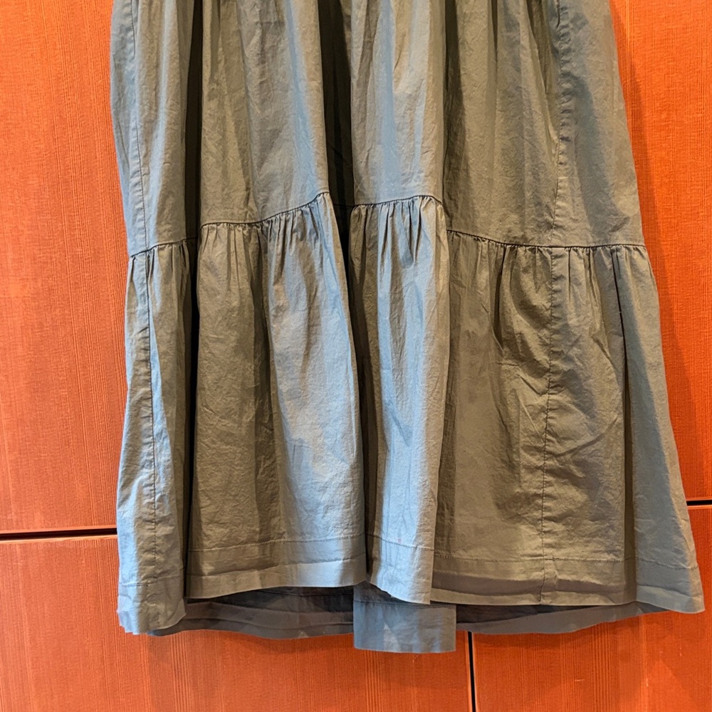 Sea New York Waverly High Neck Tiered Dress in Green - Picture 7 of 8